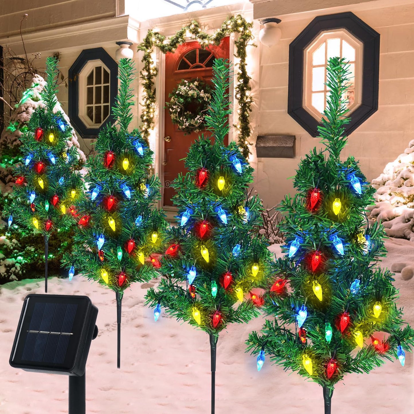 Solar-Powered Christmas Tree Lights™