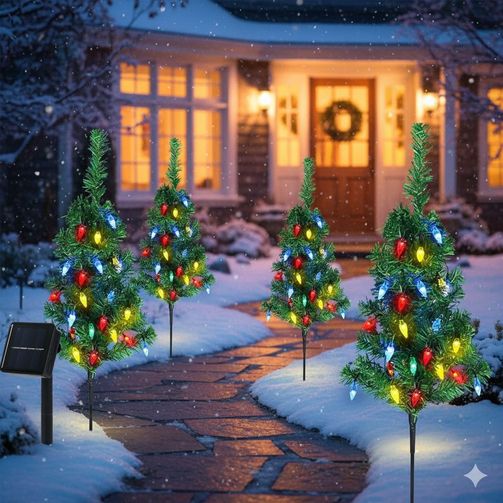 Solar-Powered Christmas Tree Lights™