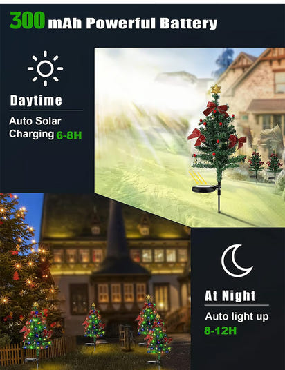 Solar-Powered Christmas Tree Lights™
