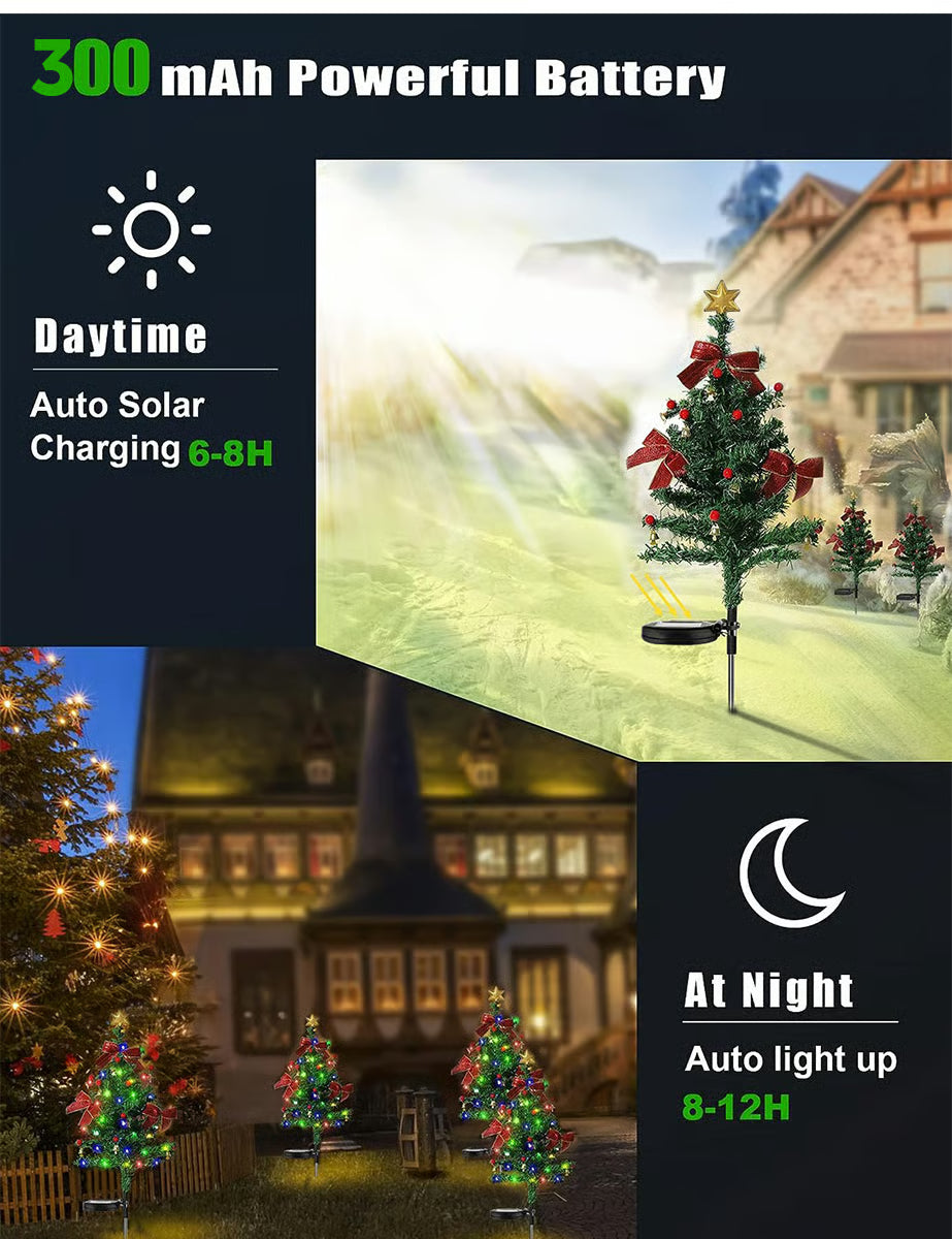 Solar-Powered Christmas Tree Lights™